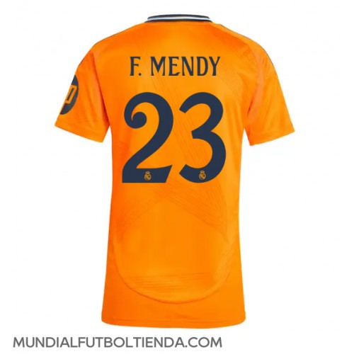 Camiseta Real Madrid Ferland Mendy #23 Segunda Equipación Replica 2024-25 para mujer mangas cortas